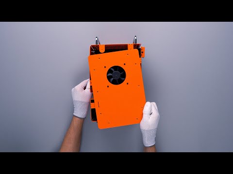 Teenage Engineering Computer-1 - Flat Pack Sheet Metal Computer Case - Orange