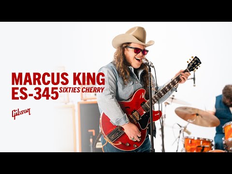 Gibson Marcus King Signature ES-345 Electric Guitar Semi-Hollow Sixties Cherry - ES45MK25SCGH1