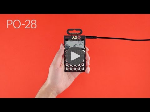 Teenage Engineering Pocket Operator PO-28 Robot - Live Synthesizer & Sequencer