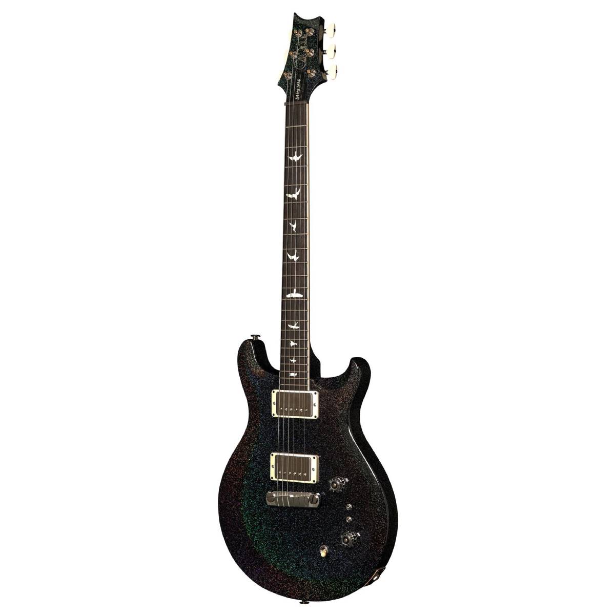 PRS Paul Reed Smith S2 Mira 594 Electric Guitar Black Rainbow Holoflake
