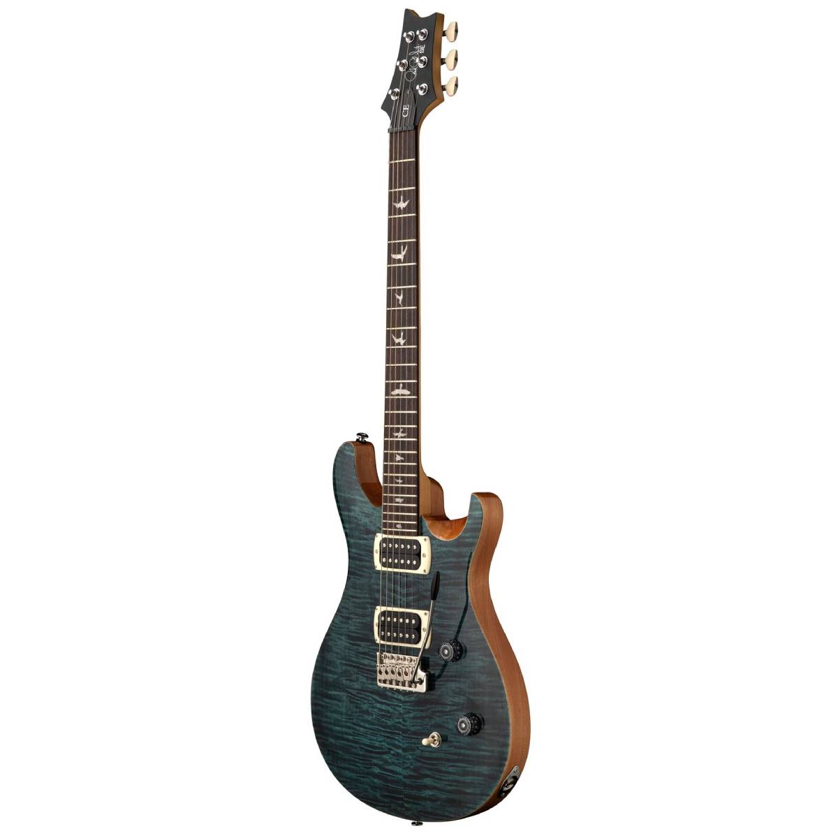 PRS Paul Reed Smith SE CE24 Bolt-On Electric Guitar Slate Blue & Shallow Violin Top Carve
