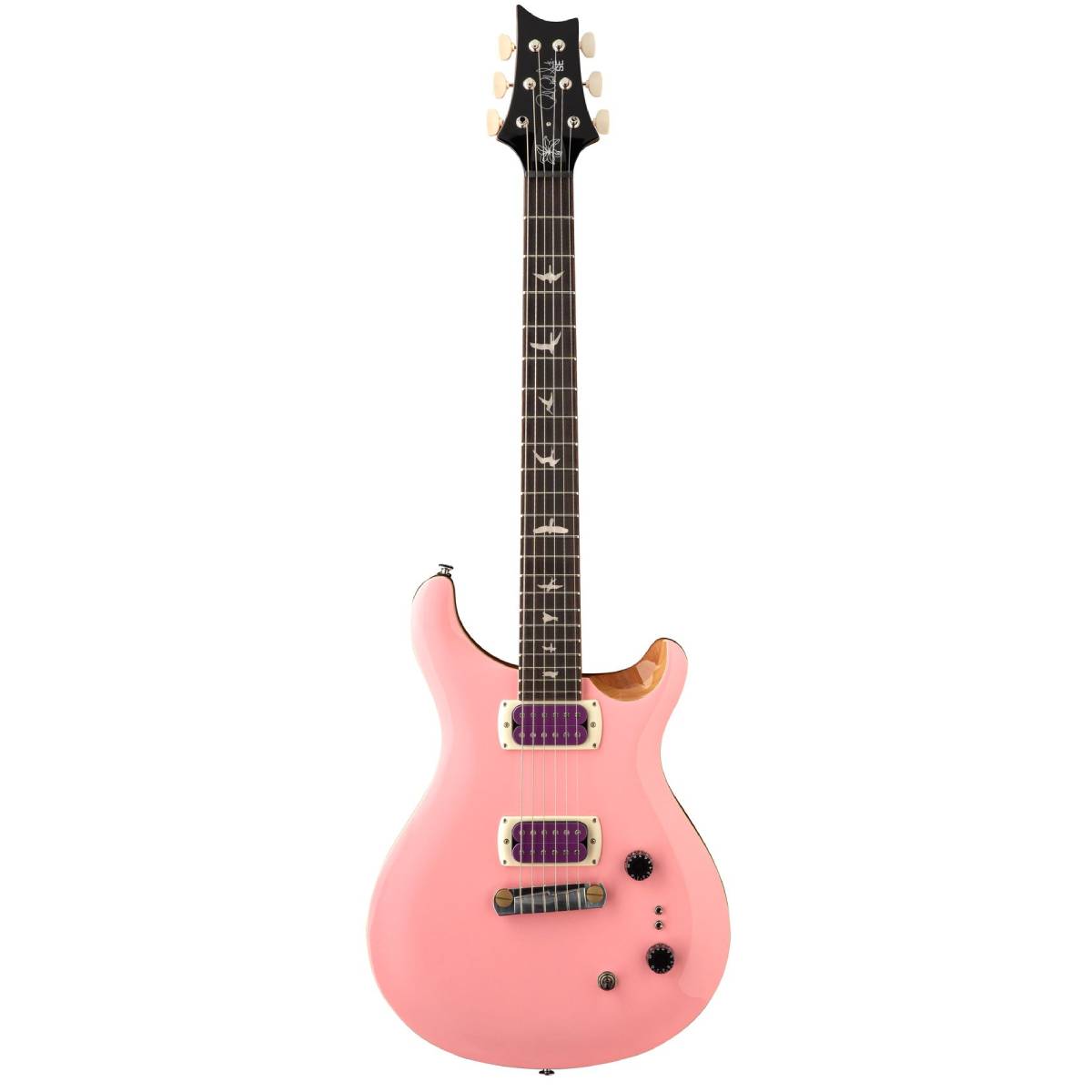 PRS Paul Reed Smith SE Rock Lady Limited Edition Electric Guitar Pink Pearl Top w/ Natural Back