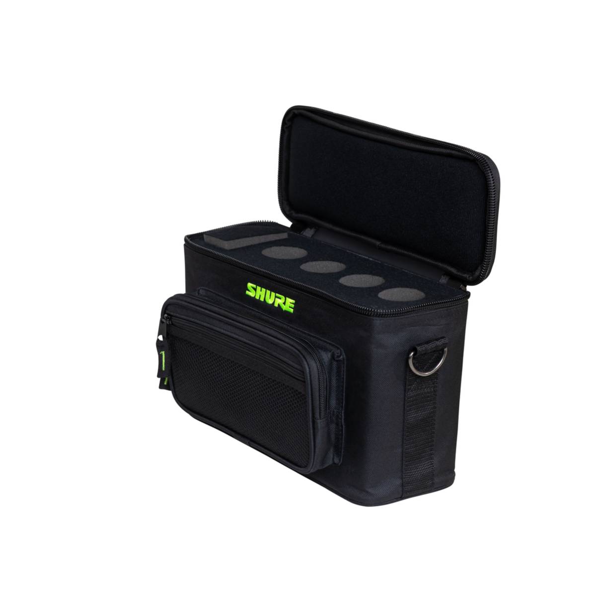 Shure By Gator SH-MICBAG04 Microphone Bag that Holds Up to 4x Mics