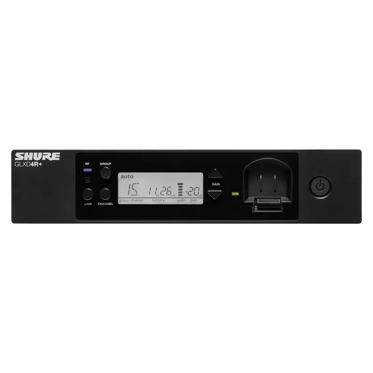 Shure GLX-D14+ Wireless Digital Rack System w/ WL185 Lapel/Lavlaier Microphone