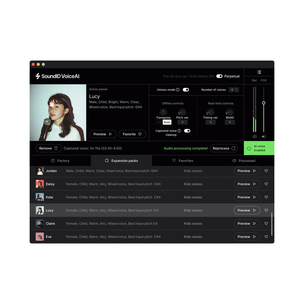 Sonarworks SoundID VoiceAI - Kids Voices Expansion