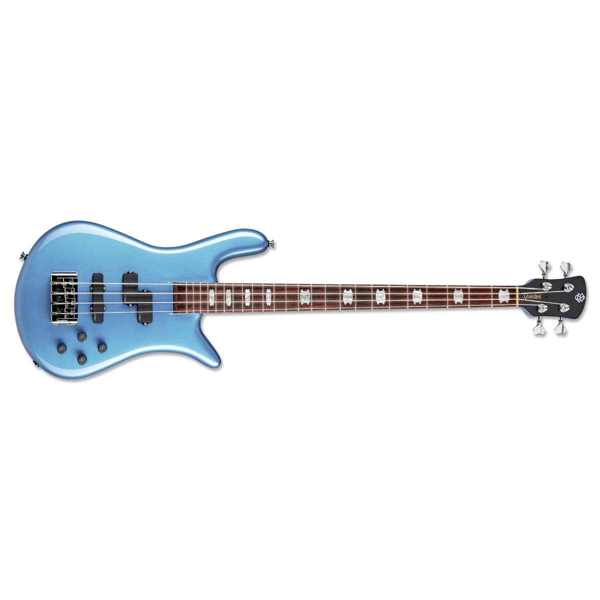 Spector Euro 4 Classic Bass Guitar Solid Metallic Blue Gloss w/ EMGs - EURO4CLMBL