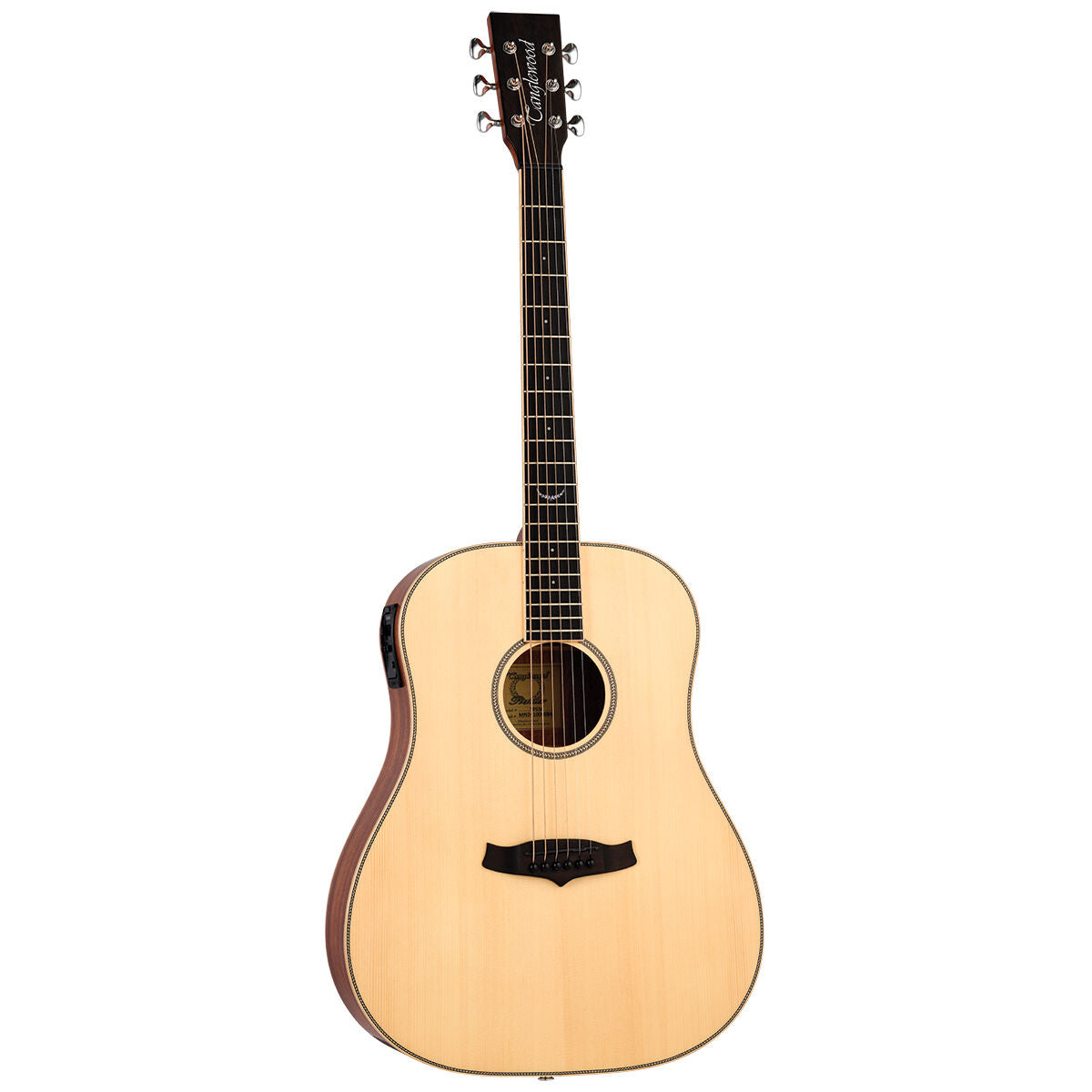 Tanglewood TP5-SE Premier Acoustic Guitar Sloped Shoulder Dreadnought w/ Cutaway, Pickup & Case