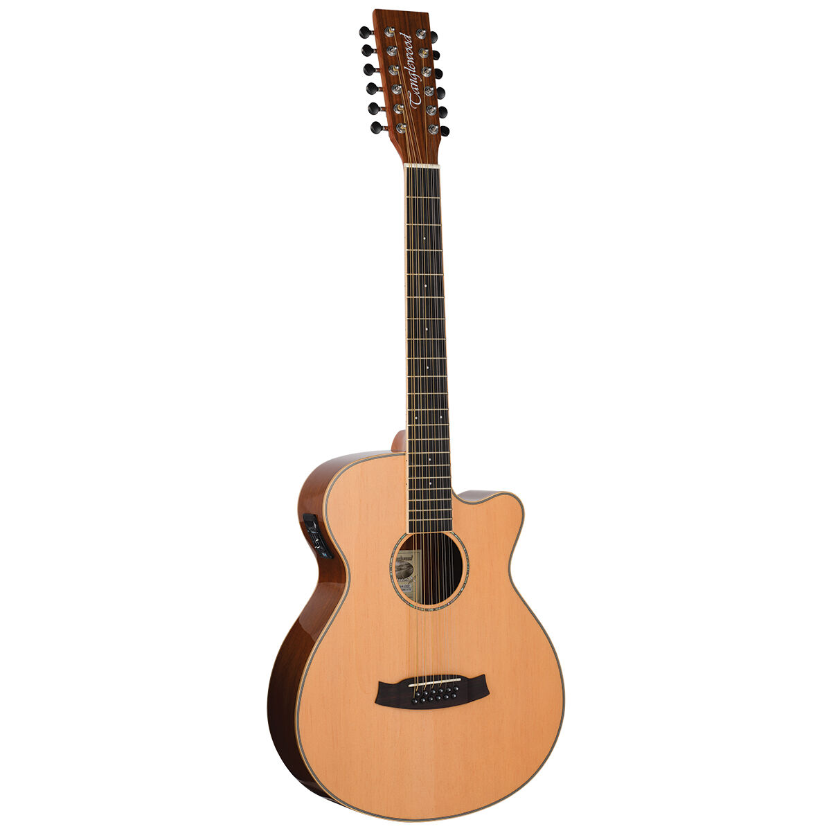 Tanglewood TRX4-12-CE Roadster X Acoustic Guitar SuperFolk 12-String w/ Cutaway & Pickup