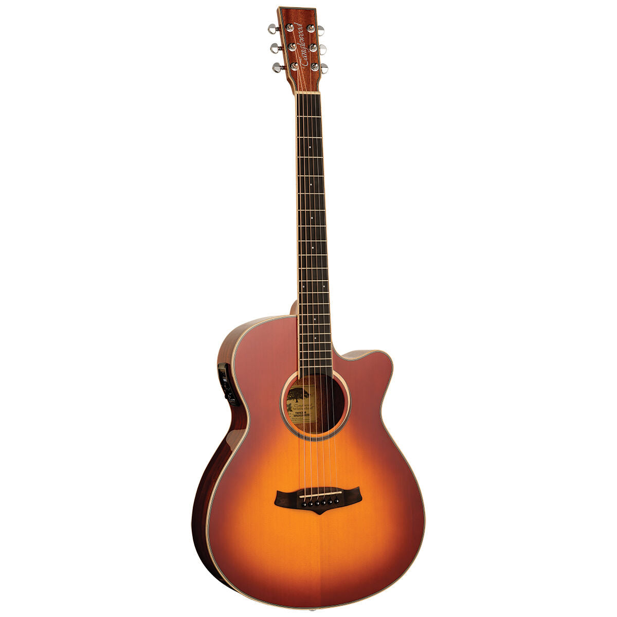 Tanglewood TW4CESB Winterleaf Acoustic Guitar SuperFolk Sunburst w/ Cutaway & Pickup