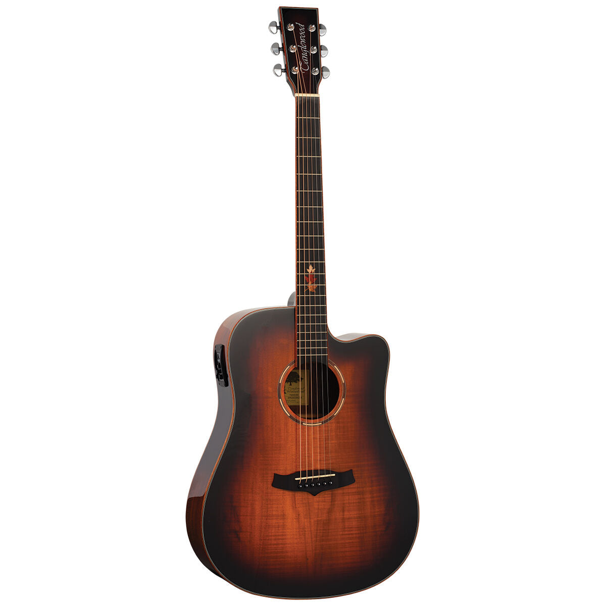 Tanglewood TWX5CEK Winterleaf Exotic Acoustic Guitar Dreadnought Koa w/ Cutaway & Pickup