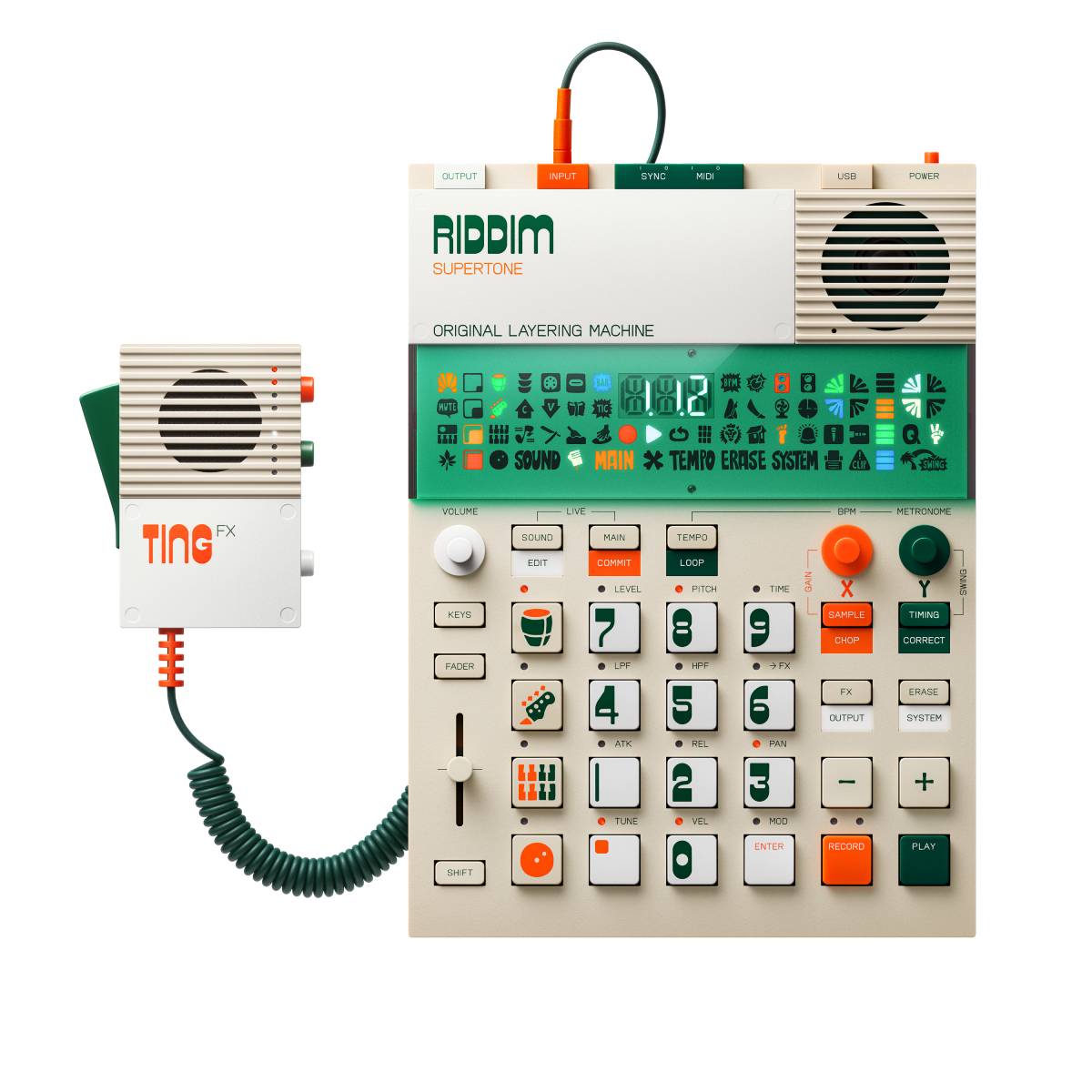 Teenage Engineering EP-40 Riddim & EP-2350 Ting Mic Bundle