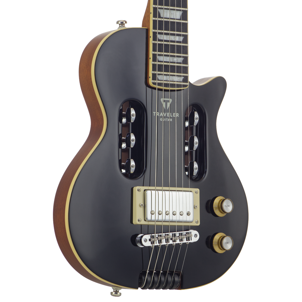 Traveler Guitar EG-1 Deluxe Electric Guitar Gloss Black w/ Gigbag