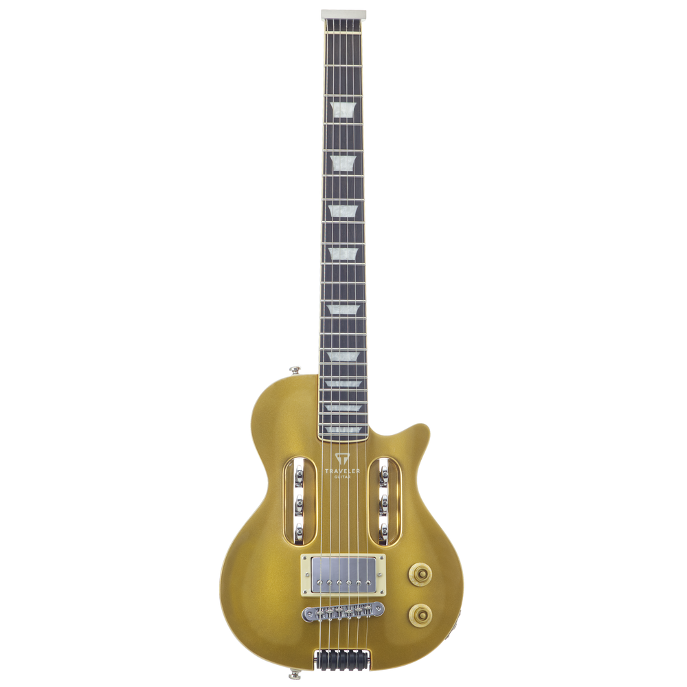 Traveler Guitar EG-1 Deluxe Electric Guitar Gold w/ Gigbag