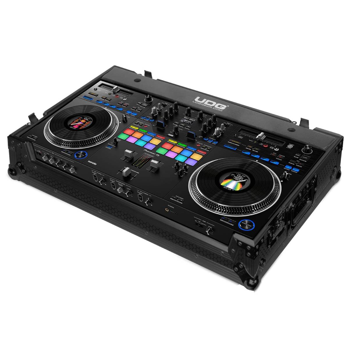 UDG U91078BL Ultimate Flight Case Pioneer DDJ-REV7 Black Plus (Wheels)