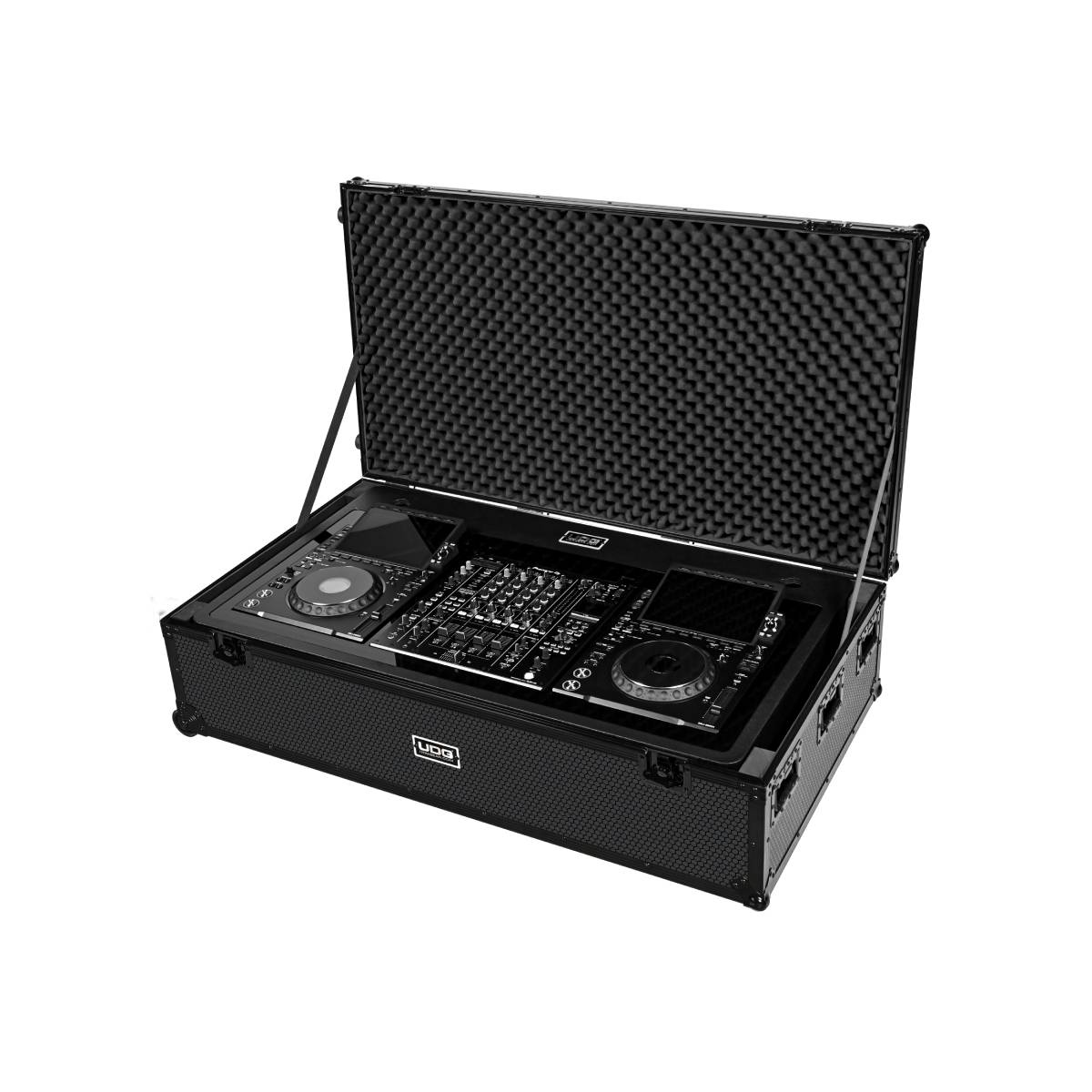 UDG U911010BL Ultimate DJ Podium & Workstation Roadcase Flight Case w/ Wheels