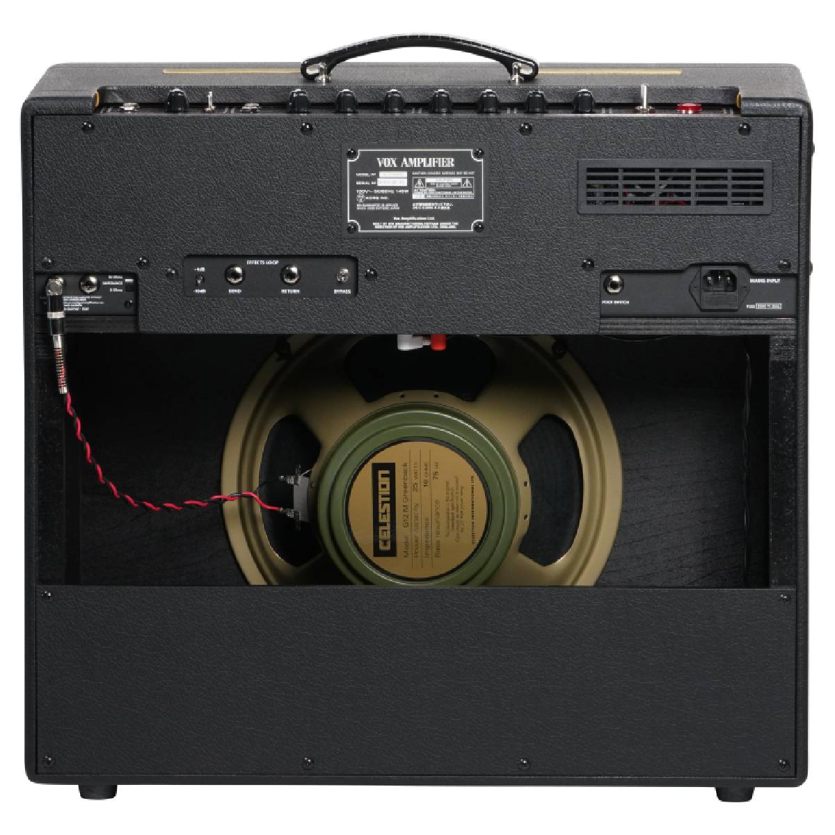 VOX AC15 Hand-Wired Guitar Amplifier 15w 1x12 Combo Amp w/ Green Back - AC15HWR1