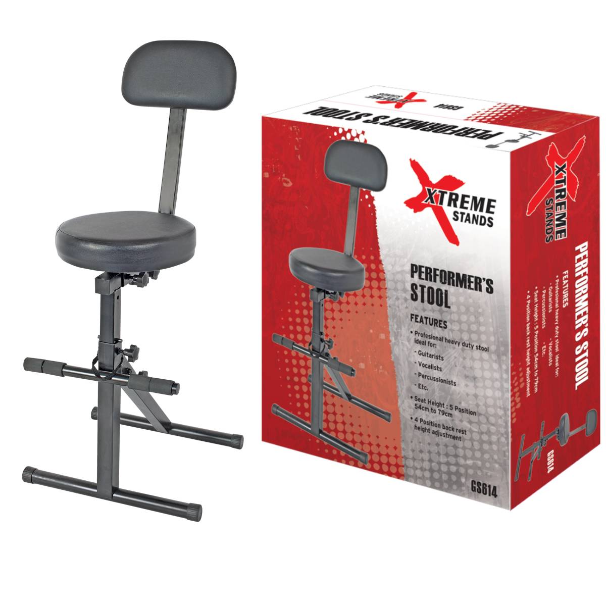 Xtreme GS614 Performer Guitar Stool