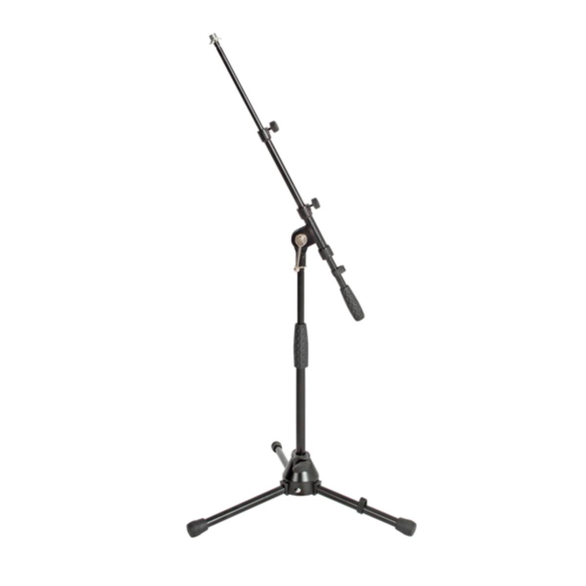 Xtreme MA410B Short Microphone Stand w/ Telescopic Boom - Black