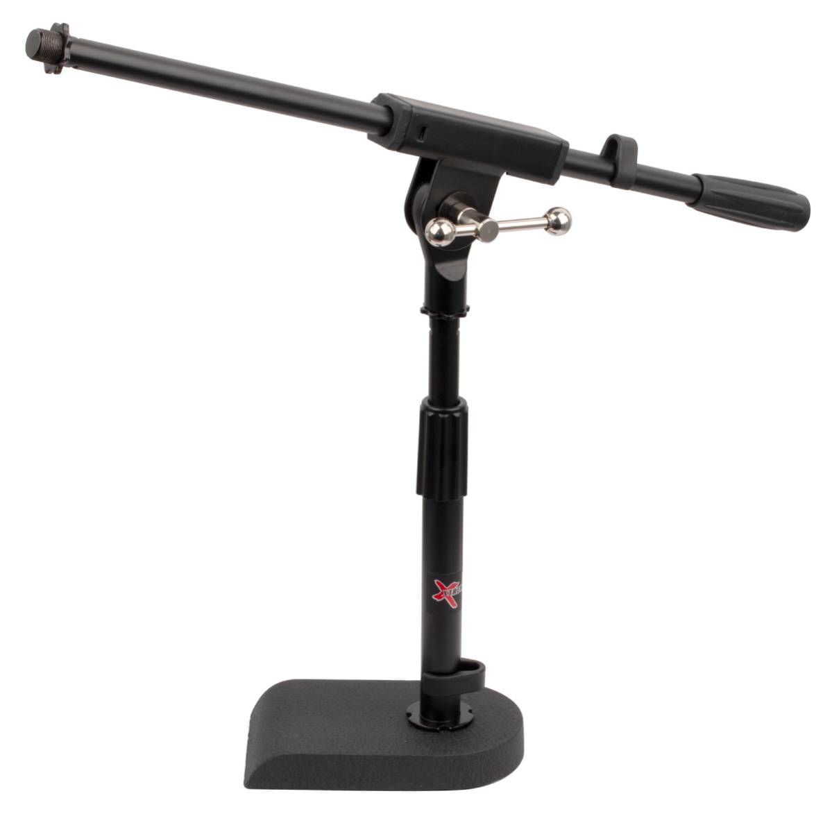 Xtreme MA412B Short Microphone Stand Cast Base w/ Boom - Black
