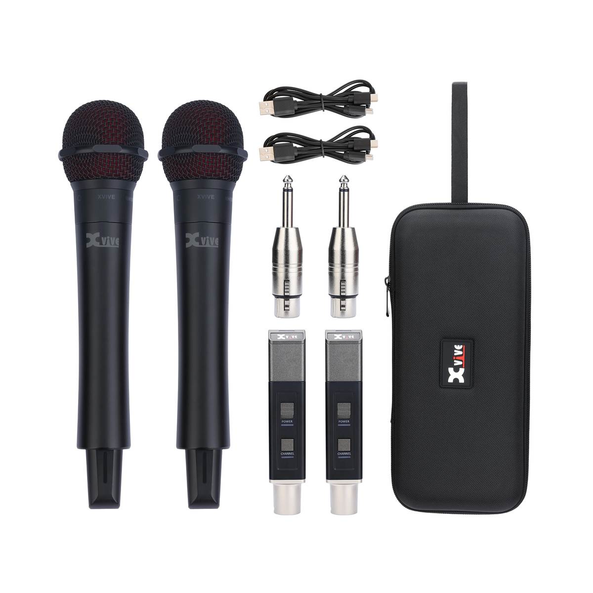 XVIVE M5D Dual Wireless Microphone System 5.8Ghz Handheld Mics