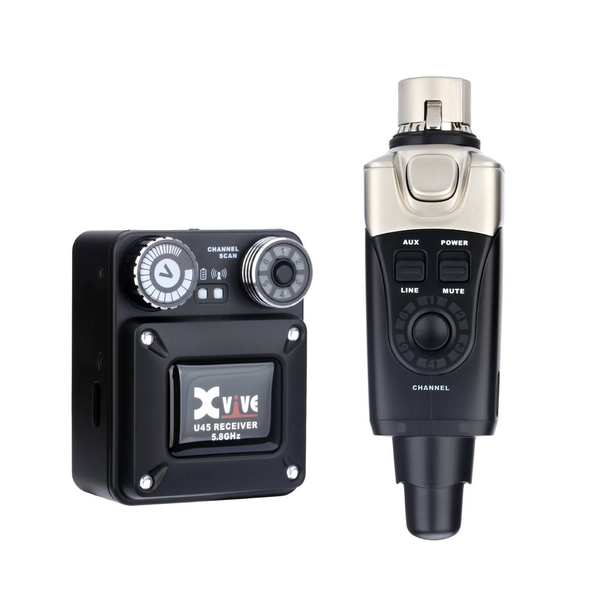 XVIVE U45 In-Ear Monitor Wireless System 5.8Ghz - Black