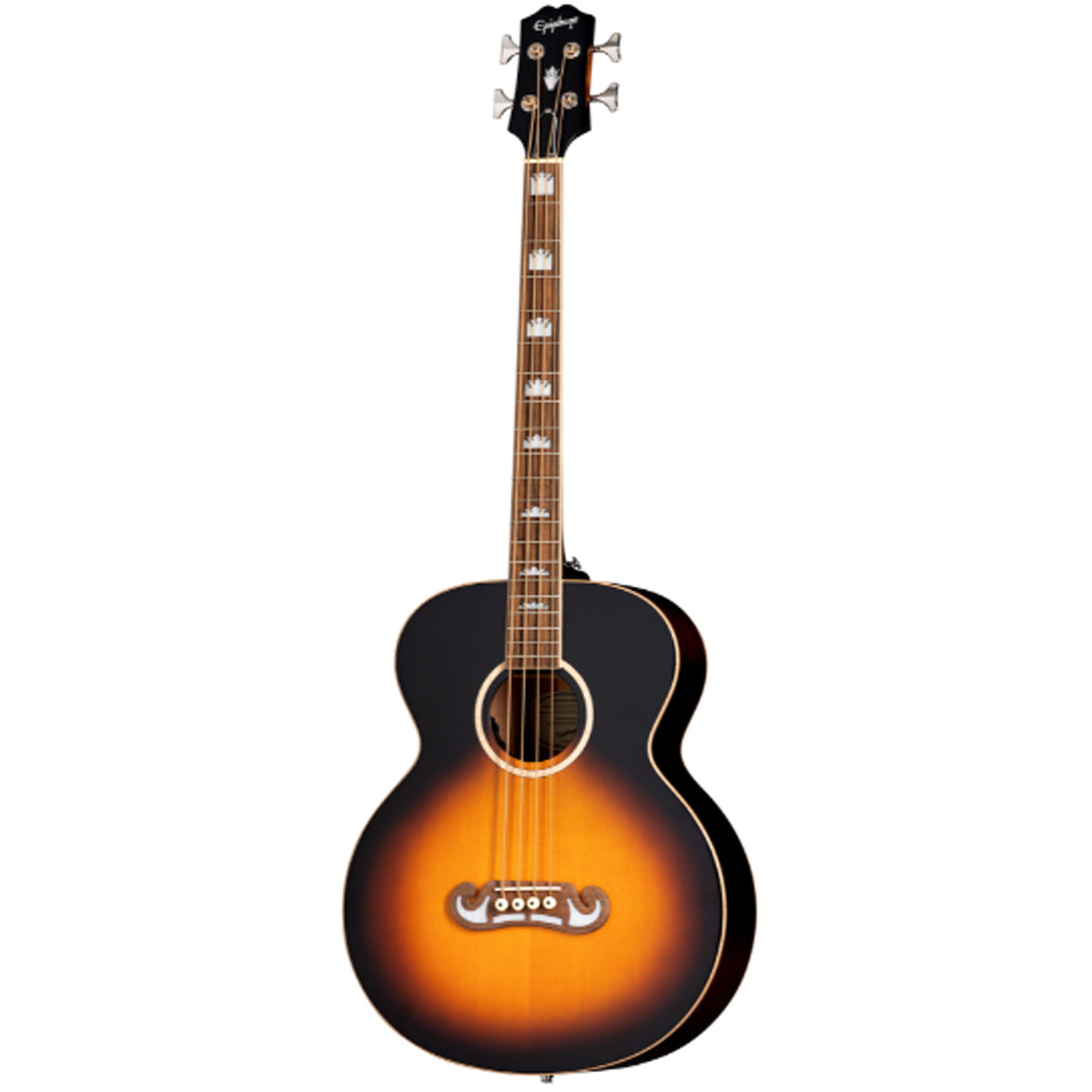 Epiphone El Capitan J200 Studio Acoustic Bass Guitar Aged Vintage Sunburst - EIABSJAVSNH1