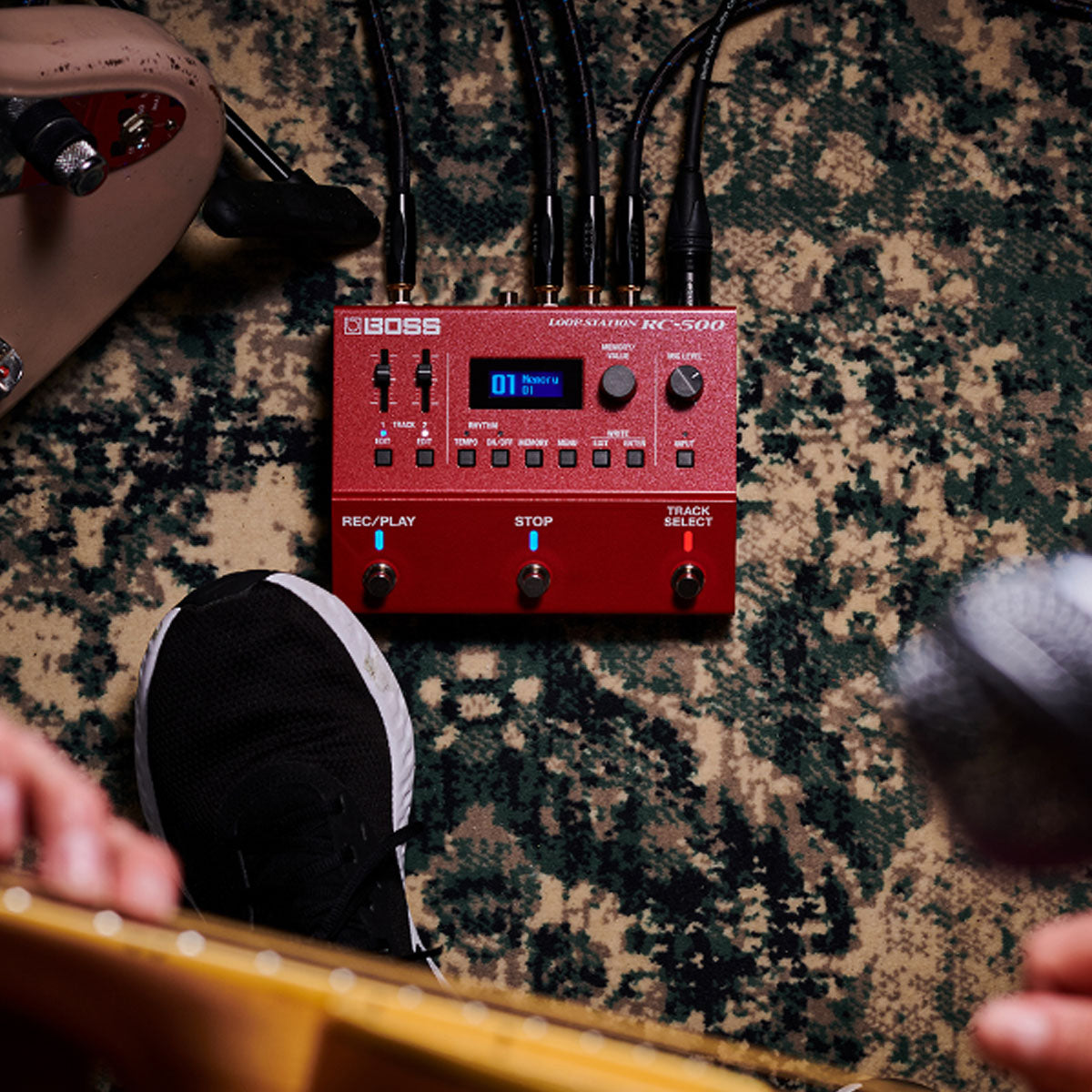 Boss RC-500 Loop Station Effects Looper Pedal RC500