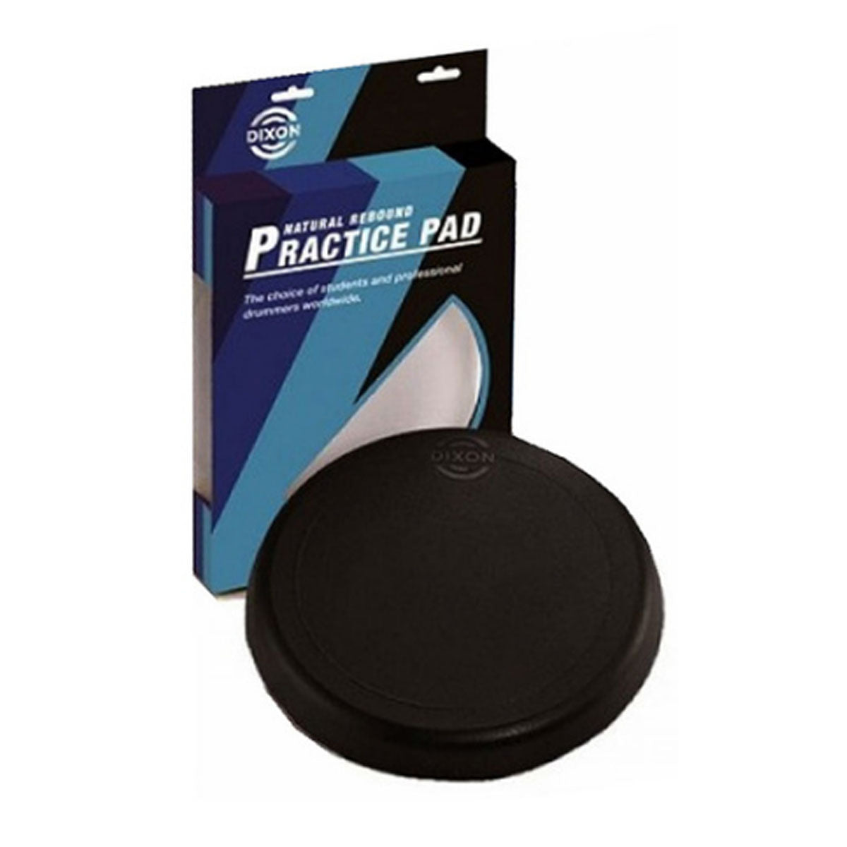 Dixon 10inch Rubber Drum Practice Pad Black - PDP10DX1BX