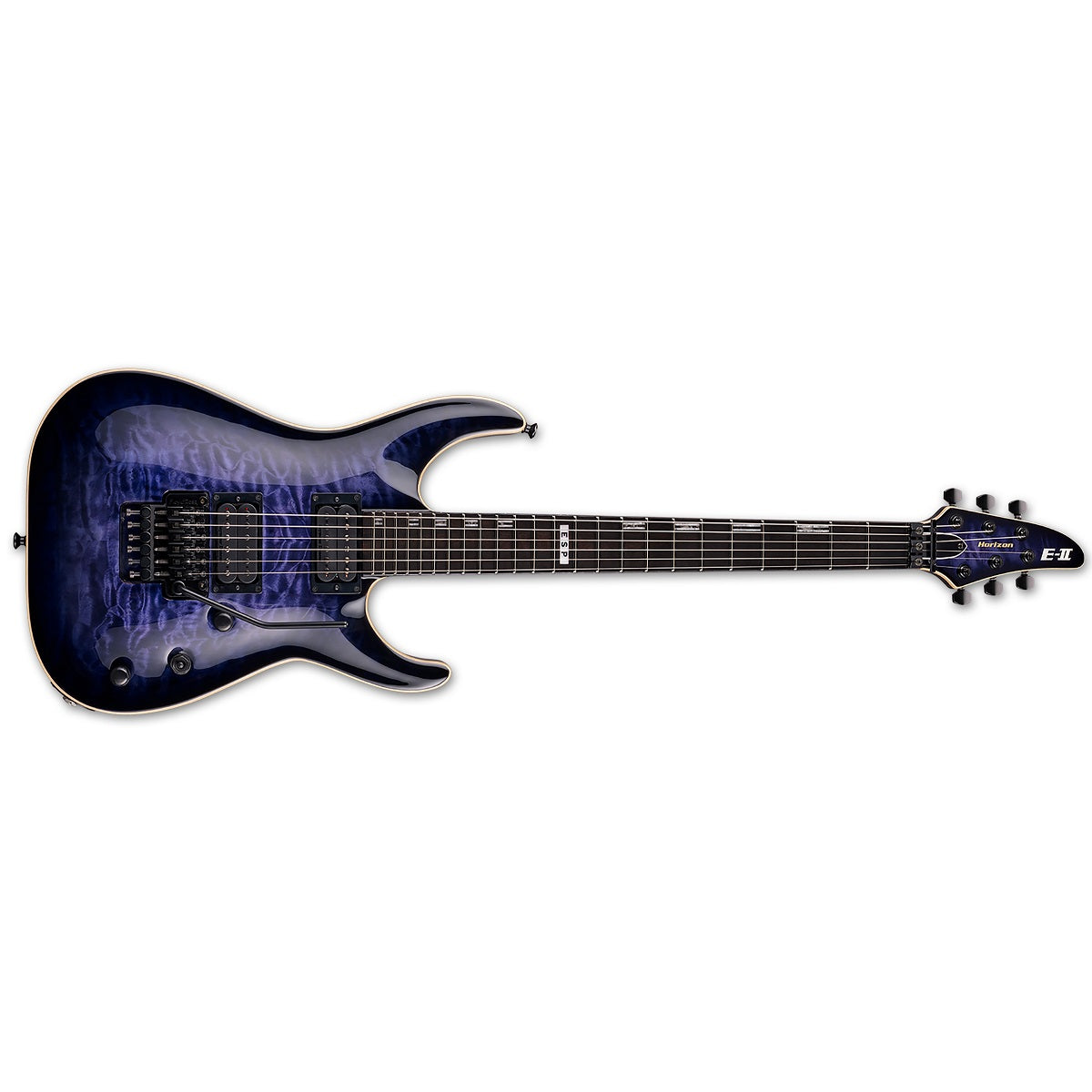 ESP E-II Horizon FR Electric Guitar Quilted Maple Reindeer Blue w/ Floyd Rose & Duncans