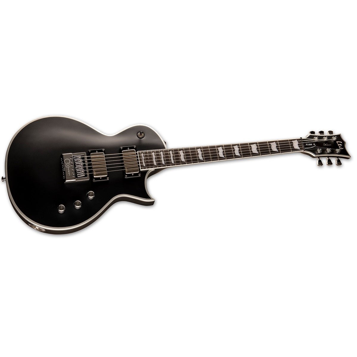 ESP LTD EC-1000 EVERTUNE BB Eclipse Electric Guitar Black Satin w/ EMGs