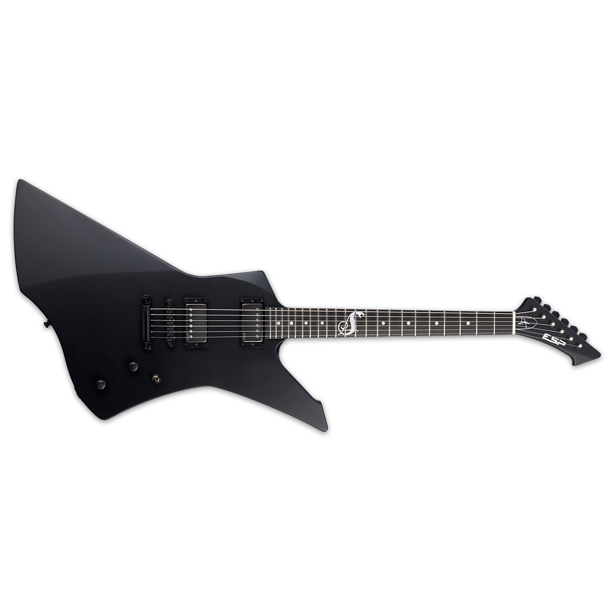 ESP LTD Snakebyte James Hetfield Signature Electric Guitar Black Satin w/ EMGs