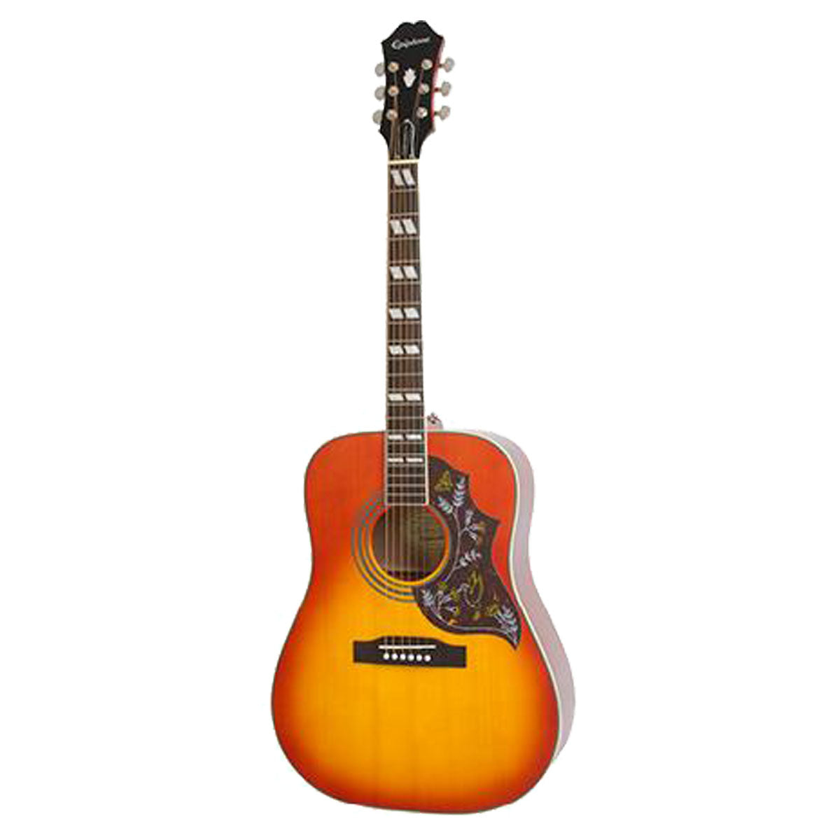 Epiphone Hummingbird Studio Acoustic Guitar Faded Cherry w/ Pickup - EEHBFCNH1