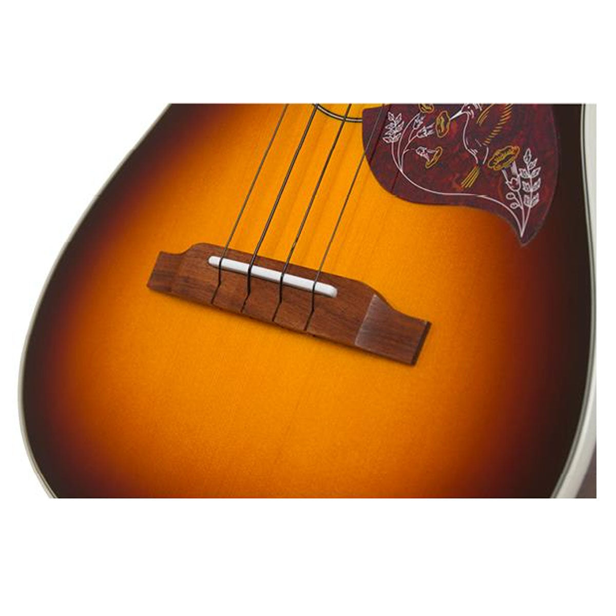 Epiphone Hummingbird Ukulele Tenor Uke Tobacco Sunburst w/ Pickup - EUHTTSNH1