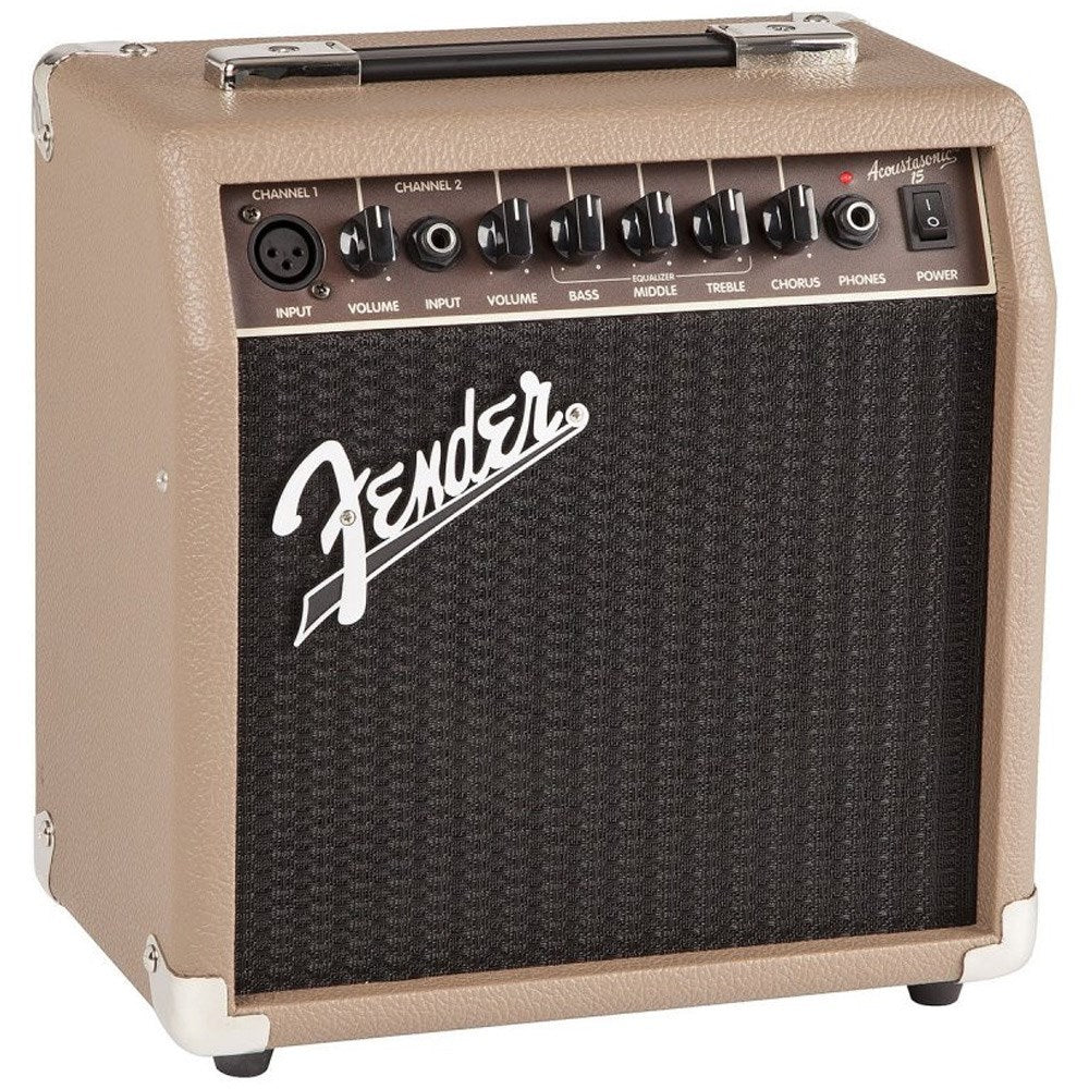 Fender Acoustasonic 15 Acoustic Guitar Amplifier 15W 1x6Inch Combo Amp - 2313703900