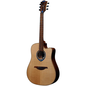 Lag Tramontane Hyvibe 10 THV10DCE Acoustic Guitar Dreadnought Solid Cedar Top w/ Pickup