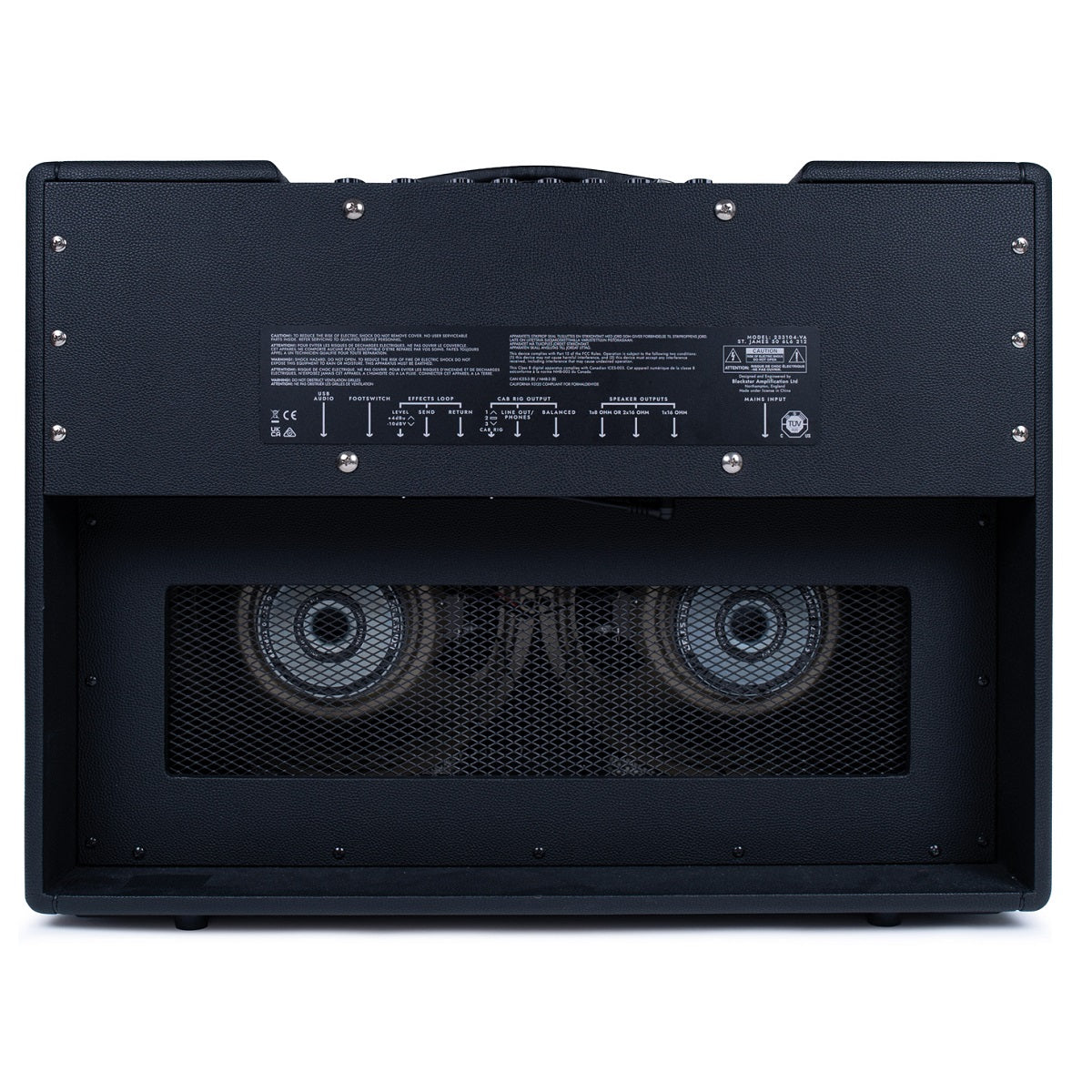 Blackstar St. James 50 6L6 212 Guitar Amplifier Black 2x12 50w Combo Amp