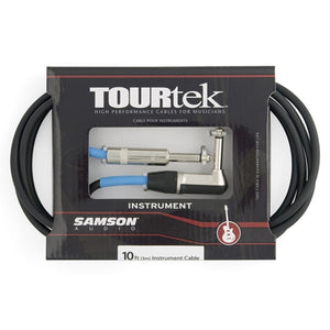 TourTek 10ft Instrument Cable w/L-Jack (3.05m) TIL-10 TIL10