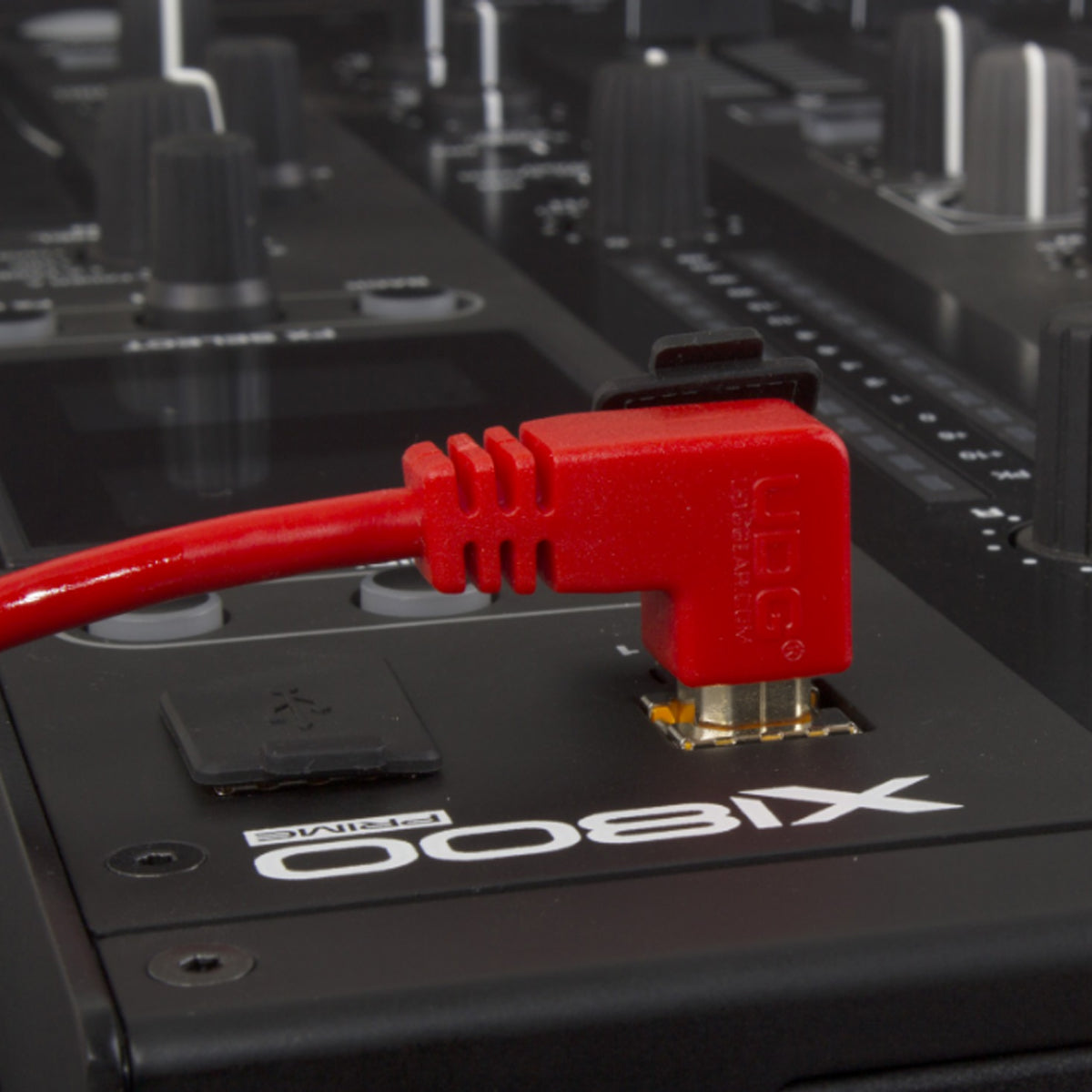 UDG Ultimate U95004 USB2 Cable A-B Red Angled 1m
