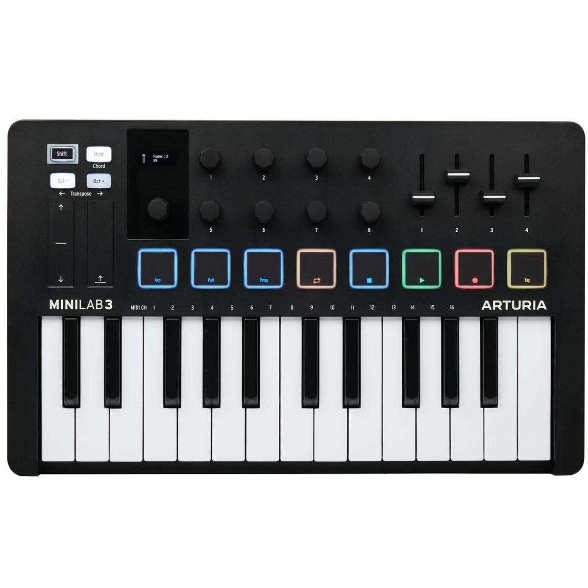 Arturia MiniLab MK3 MIDI Keyboard 25 Key - Black
