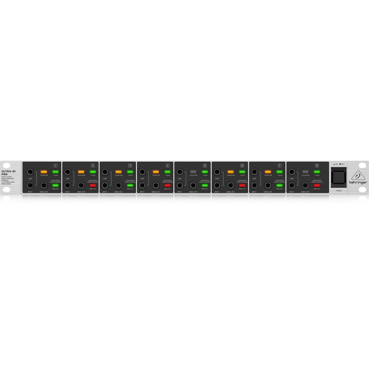 Behringer ULTRA-DI Pro DI800 V2 8-Channel DI Box