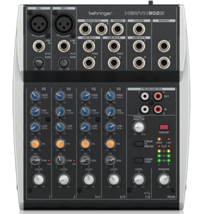 Behringer Xenyx 802S 8-Channel Mixer w/ USB