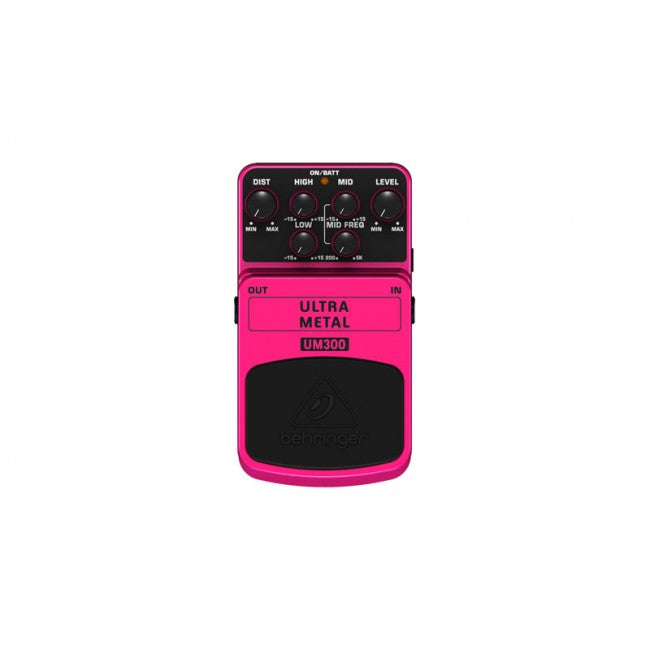 behringer um300 ultra heavy metal distortion effects pedal guitar