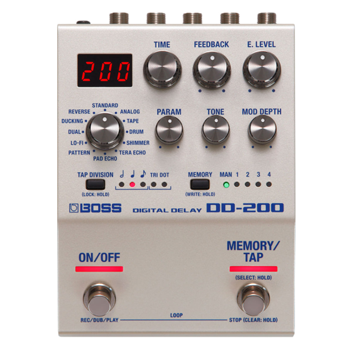 Boss DD-200 Digital Delay Effects Pedal DD200