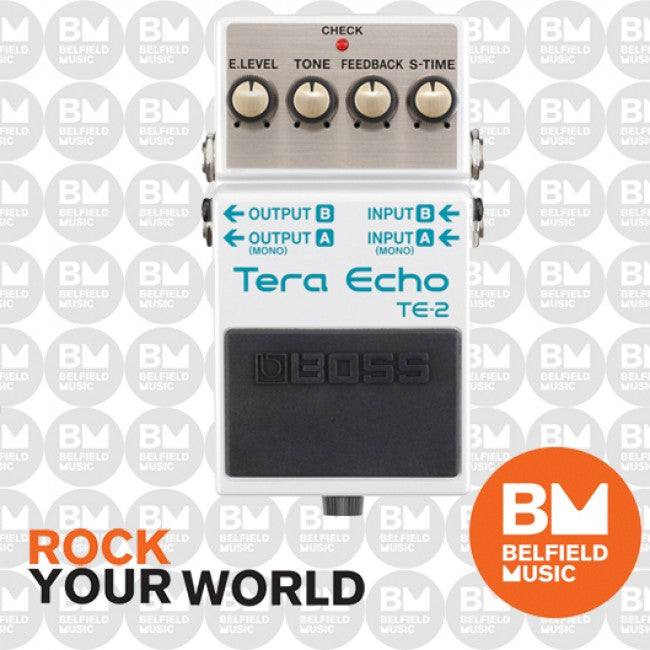 Boss TE2 Tera Echo Guitar Pedal