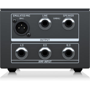Bugera PS1 Power Soak Passive 100-Watt Power Attenuator for Guitar and Bass Amplifiers w/ Emulated Mic Output