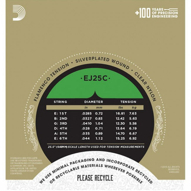D'Addario EJ25C Pro-Arté Guitar Strings