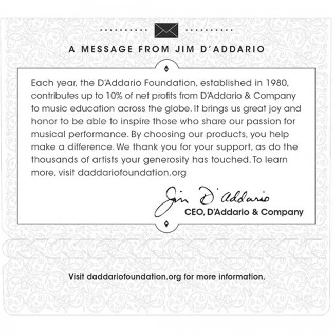 D'Addario EJ25C Pro-Arté Black Strings