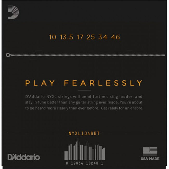 D'Addario NYXL1046BT Electric Strings