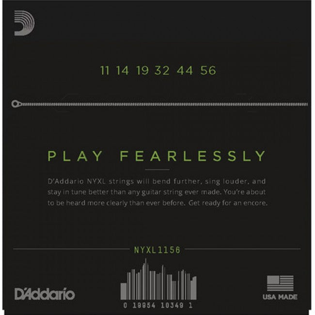 D'Addario NYXL1156 Electric Guitar Strings