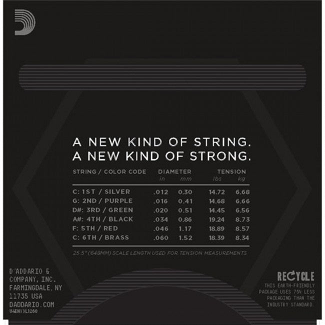 D'Addario NYXL1260 Guitar Strings